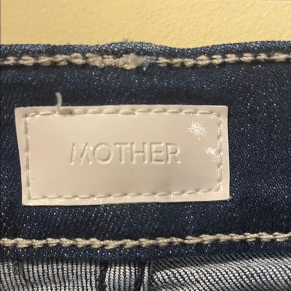 Women MOTHER The Rambler Zip Ankle Wide Straight Leg Jeans Wash Animal Instinct - Picture 3 of 9